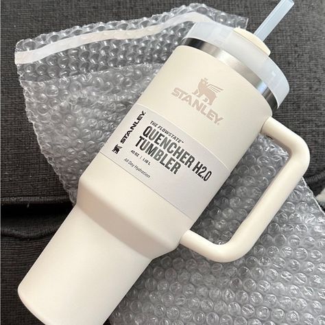 Stainless Steel Tumbler with Handle & Straw